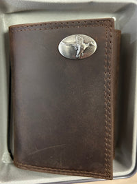Zep-Pro MEN'S TRIFOLD LEATHER WALLET