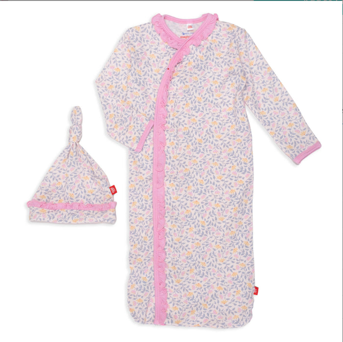 MAGNETIC ME AMELIA MODAL MAGNETIC COZY SLEEPER GOWN + HAT SET