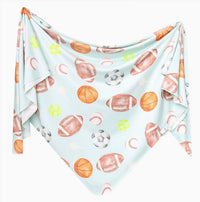 Copper Pearl Knit Swaddle Blanket