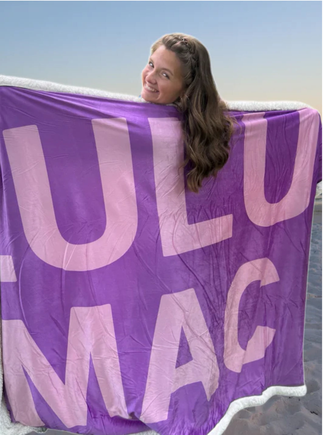 LULU MAC BLANKET PURPLE