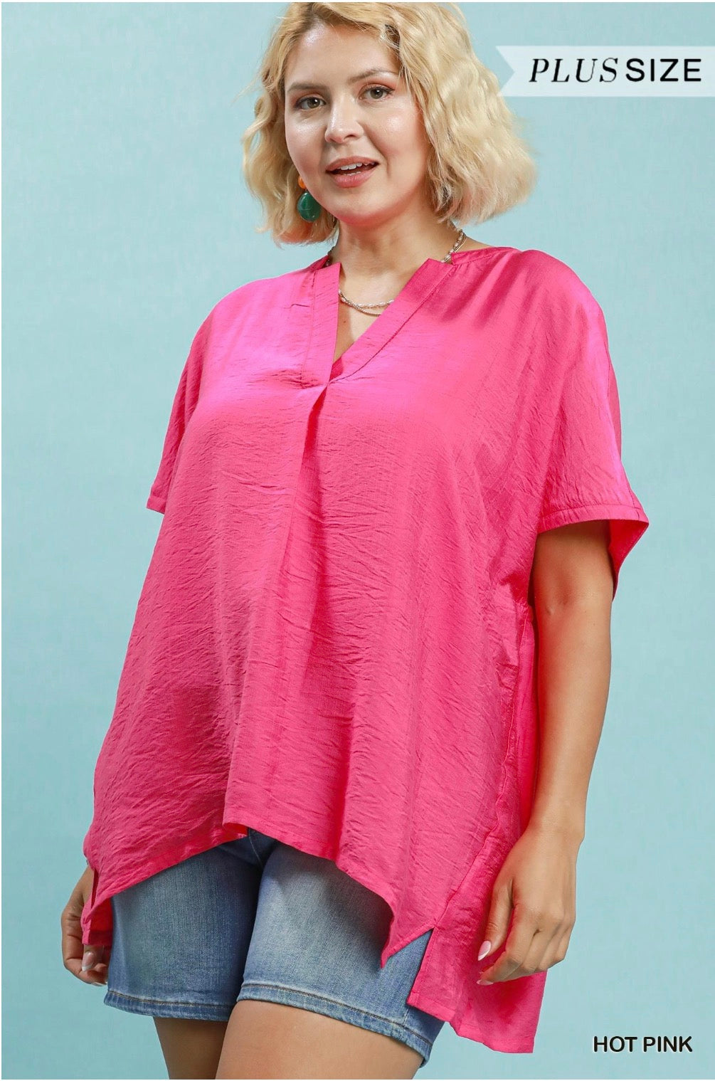 Oversized V-Neck Tunic