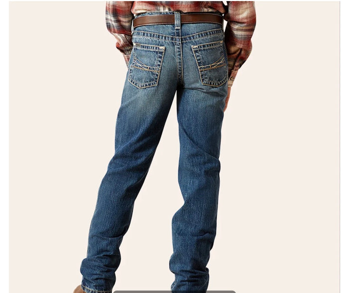 Ariat Youth B5 B5 LUCAS DAKOTA WASH SLIM FIT STRAIGHT LEG JEANS