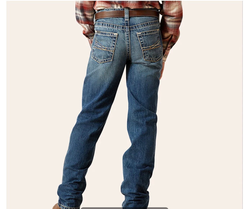 Ariat Youth B5 B5 LUCAS DAKOTA WASH SLIM FIT STRAIGHT LEG JEANS