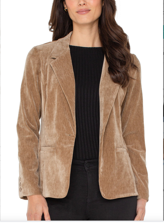 Liverpool Fitted Blazer Harvest Khaki