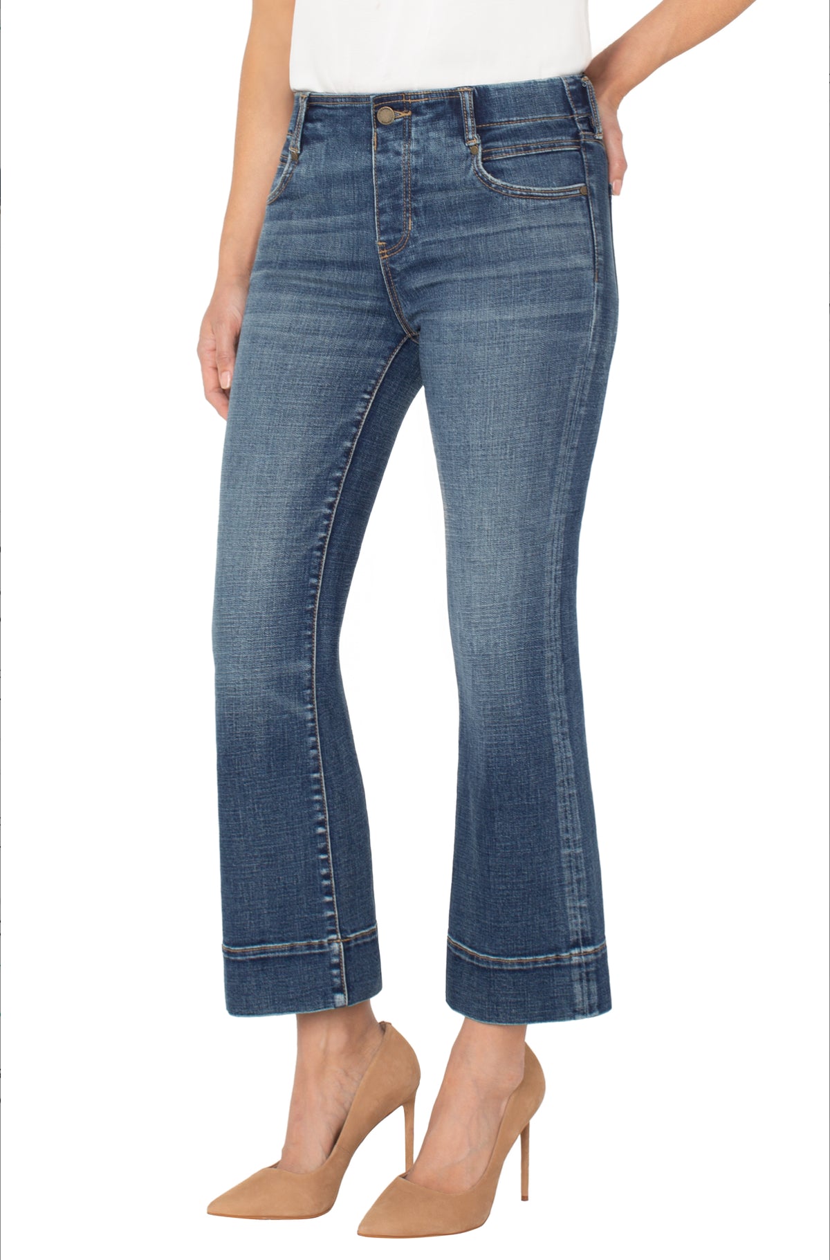 Liverpool Gia Flare w/ wide hem  Amana 27" ins