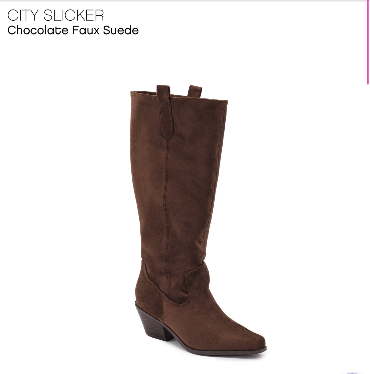 Corkys CITY SLICKER Chocolate  Faux Suede