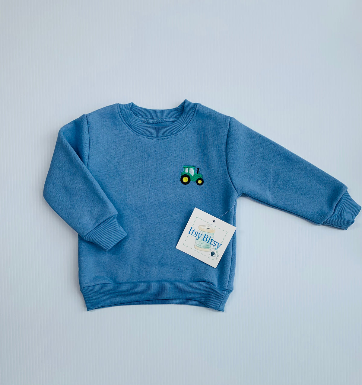 Itsy Bitsy Blue Sweatshirt Tractor