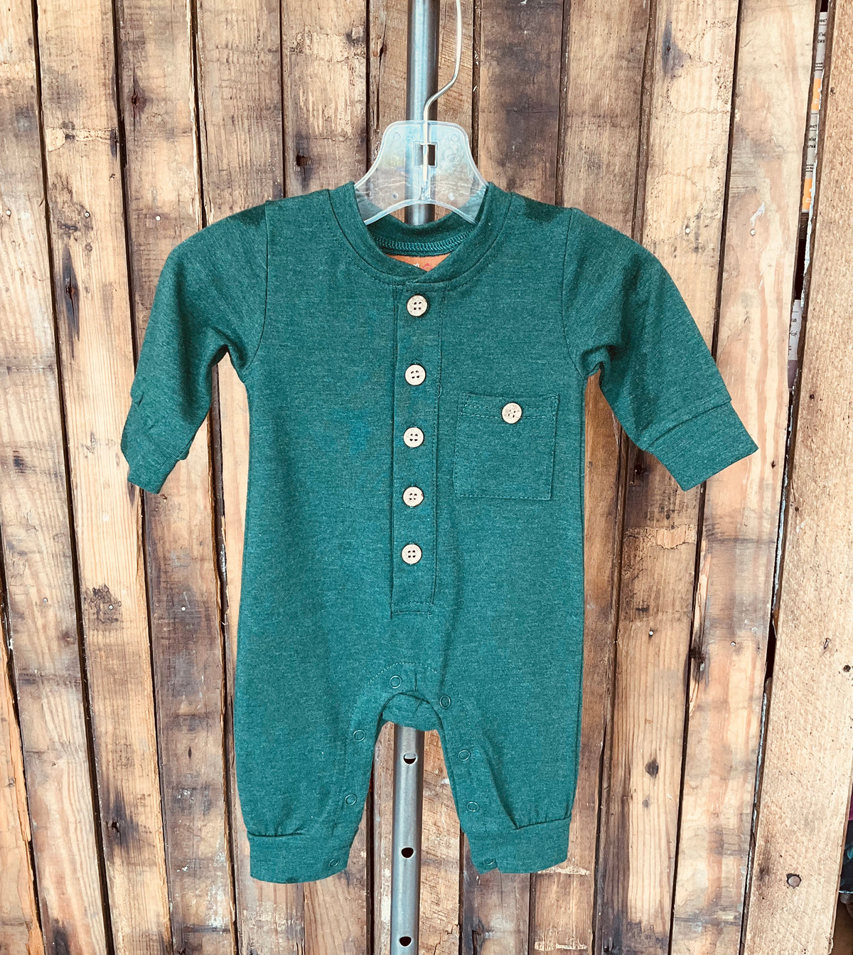 Millie Jay Landon Romper- Green