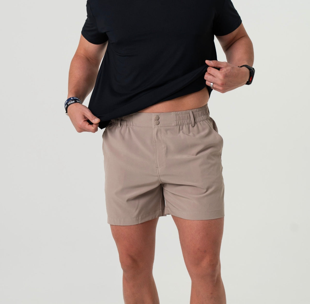 Burlebo Everyday Short 7” -COBBLESTONE KHAKI - DUCK HUNT POCKET