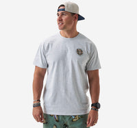Burlebo-SS -CAMO MALLARD DUCK - HEATHER ASH GREY