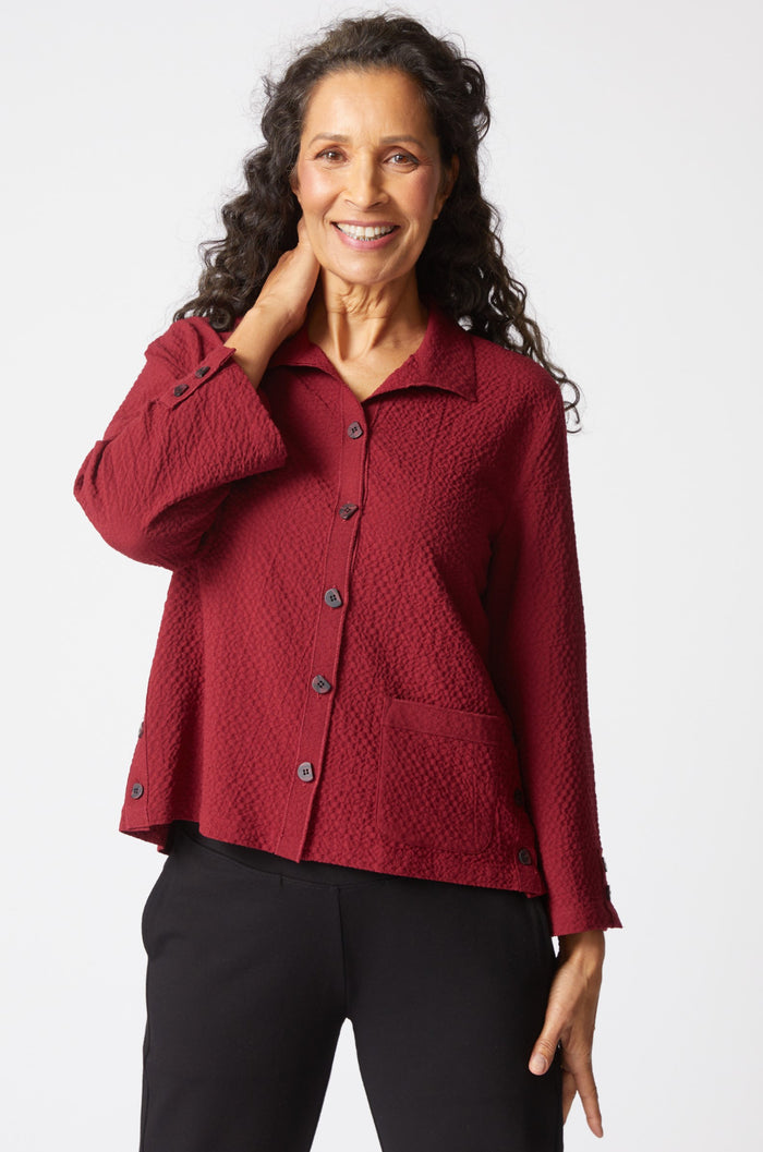 HABITAT CRINKLE CREPE SLD EASY CAMP SHIRT F25H
