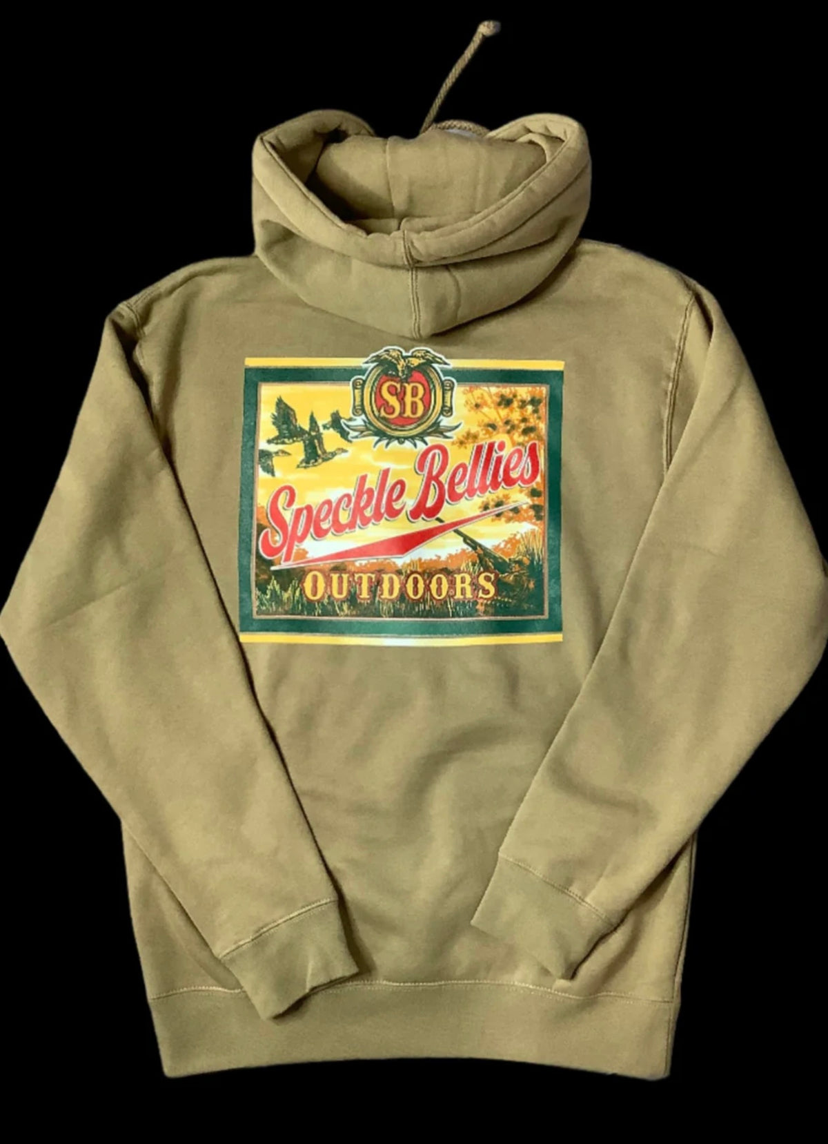 Speckle Bellies-VINTAGE LOGO HOOD- Sandstone