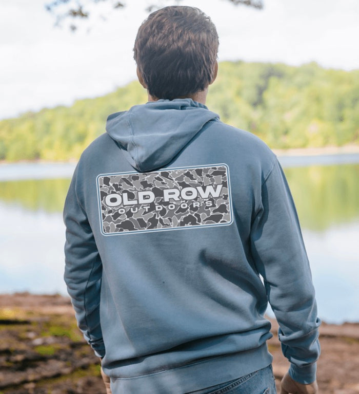 Old Row Outdoors 80s Camo Pigment Dyed Hoodie