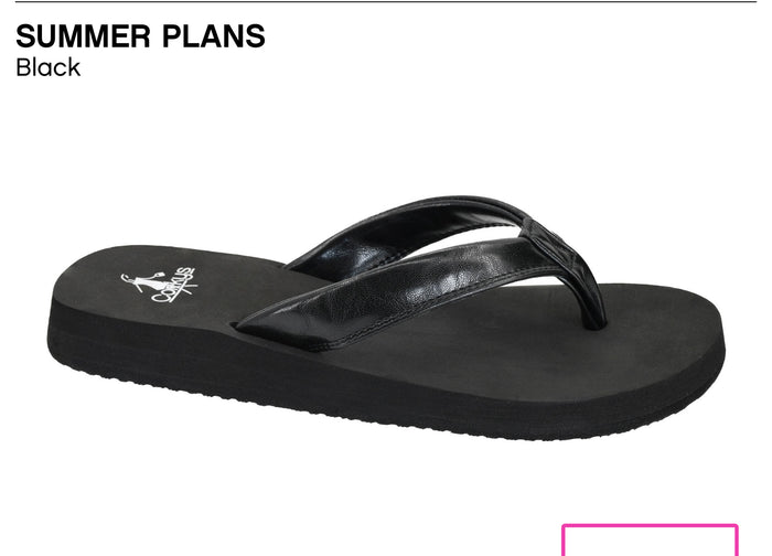 Corkys Summer Plans Black