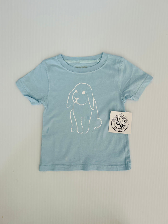 Mustard & Ketchup Light Blue Bunny T Shirt