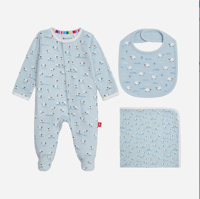 Magnetic Me Baa Baa Baby Blue Modal 3pc Gift Set