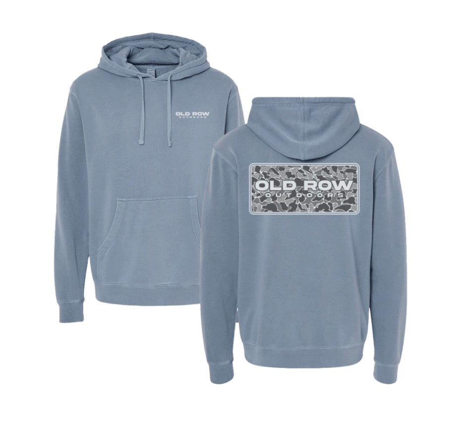 Old Row Outdoors 80s Camo Pigment Dyed Hoodie