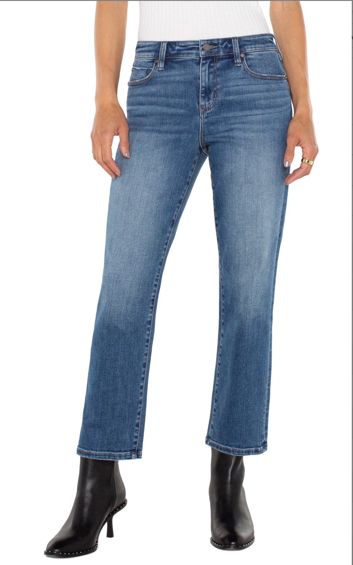 Liverpool kennedy crop straight 27in ins