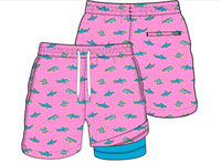 Chubbies The Pink Apex Swimmers 5.5" (Classic Lined Swim
Trunk)