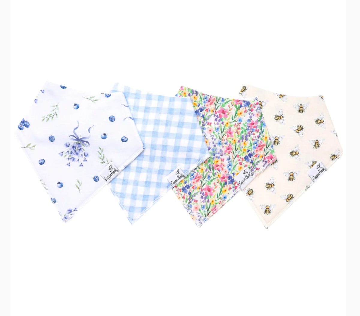 Copper Pearl Baby Bandana Bibs