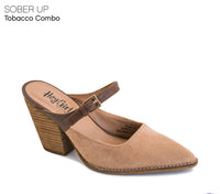 CORKY’S-SOBER UP WEDGE - TOBACCO SUEDE