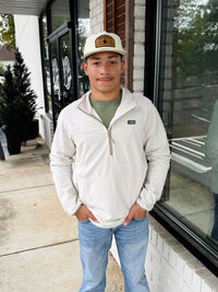 Coastal Cotton-Sentinel ¼ Zip Pullover Pelican Heather