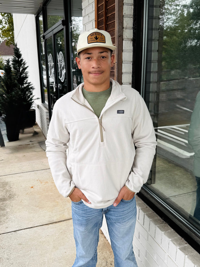 Coastal Cotton-Sentinel ¼ Zip Pullover Pelican Heather