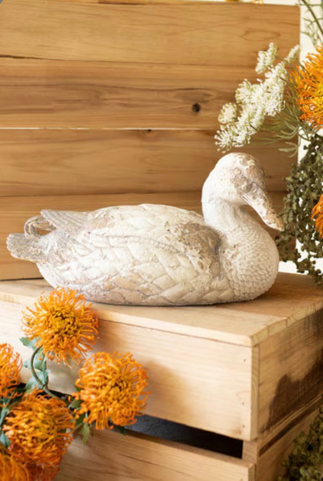 Faux Concrete Duck