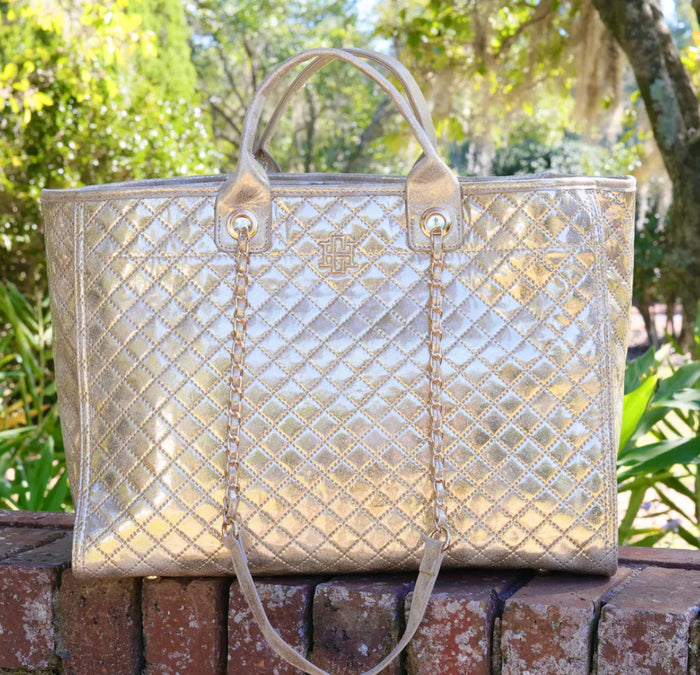 Caroline Hill Melissa Tote Bag Champagne Pop