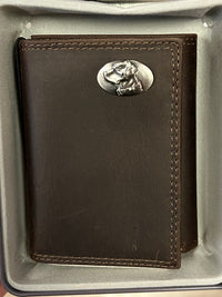 Zep-Pro MEN'S TRIFOLD LEATHER WALLET