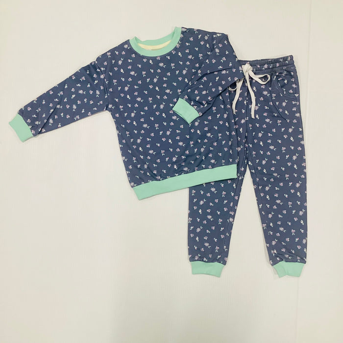 Sage & Lilly Dusty Blue Jogger Set