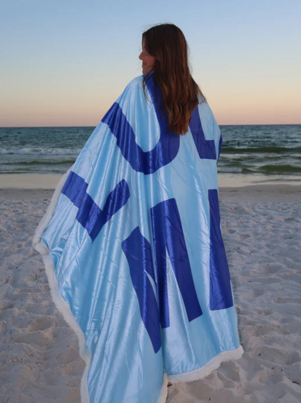 LULU MAC BLANKET BLUE