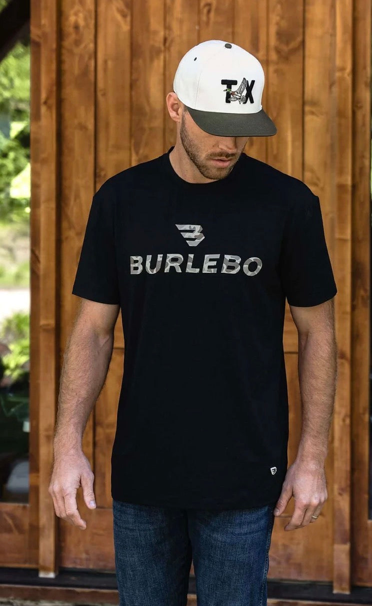 Burlebo-GO TO TEE -BLACK AND CLASSIC DEER CAMO