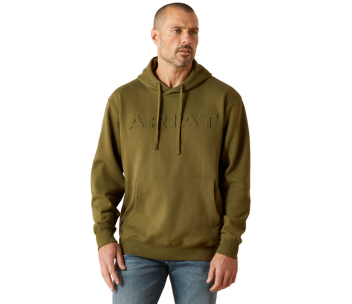 ARIAT EMBOSSED LOGO HOODIE