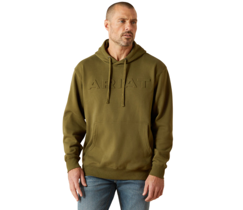 ARIAT EMBOSSED LOGO HOODIE