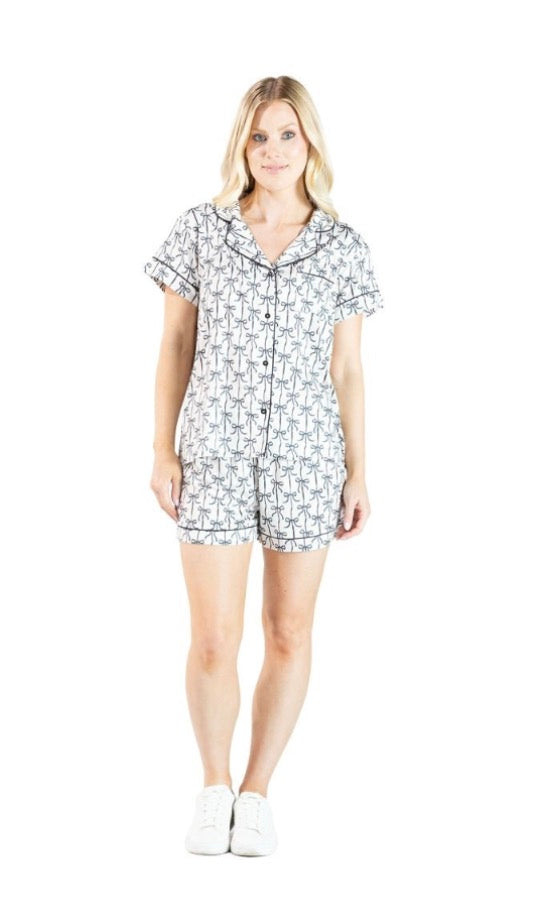 Simply Southern Cream/Black Bow Pajama