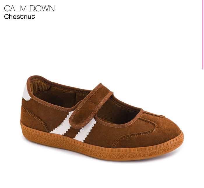 Corky's Chestnut Combo Calm Down Sneakers