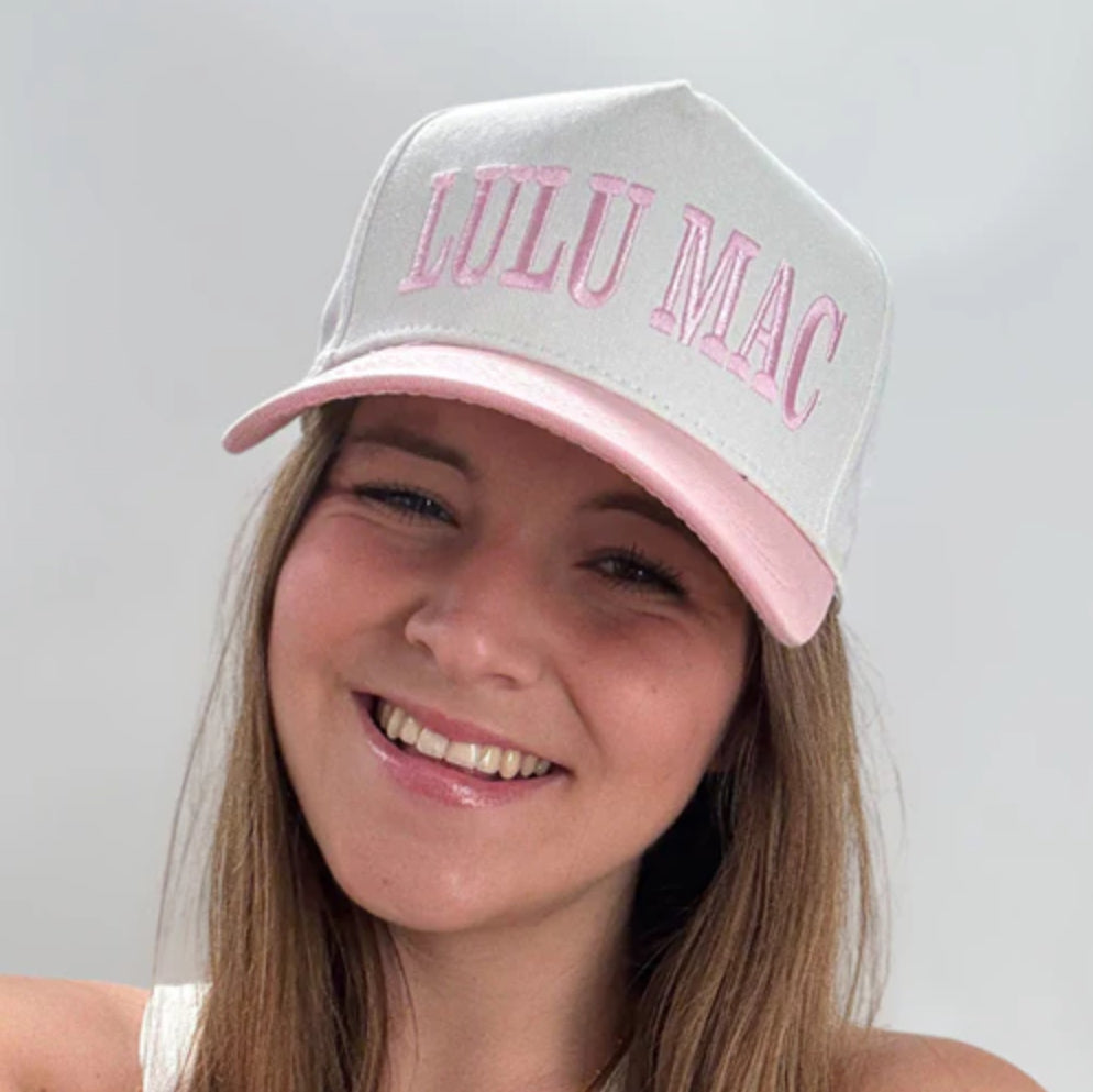 LULU MAC CAP LIGHT PINK