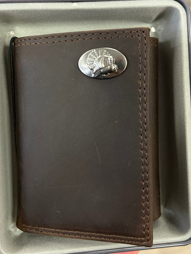 Zep-Pro MEN'S TRIFOLD LEATHER WALLET