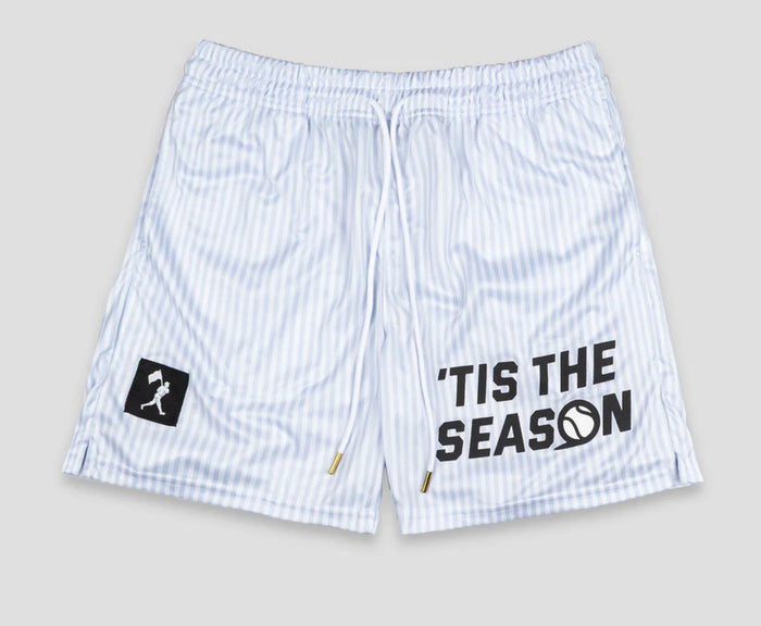 Baseballism-Tis The Season Diamond Air Mesh Shorts-Youth