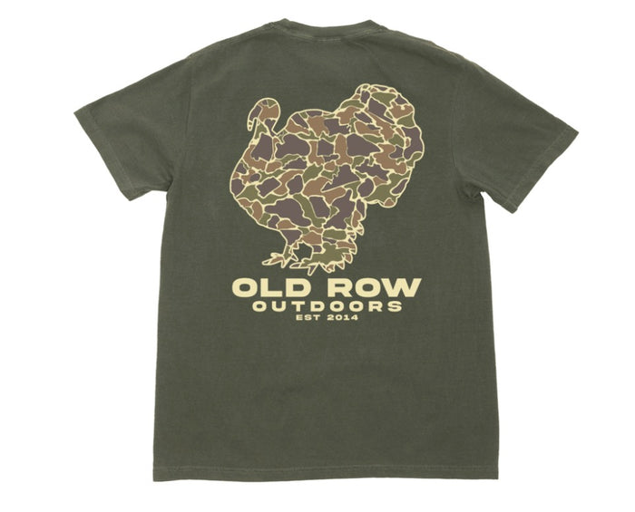 Old Row Camo Turkey Pocket Tee