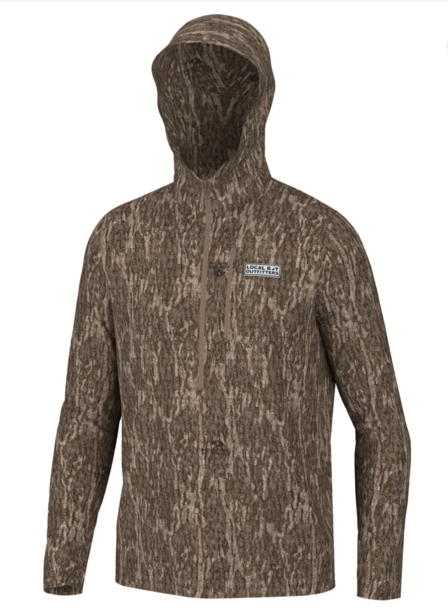 Local Boy-Waffle Half Zip Hoodie