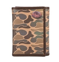 Zep-Pro TRIFOLD OLD SCHOOL CAMO LEATHER WALLET