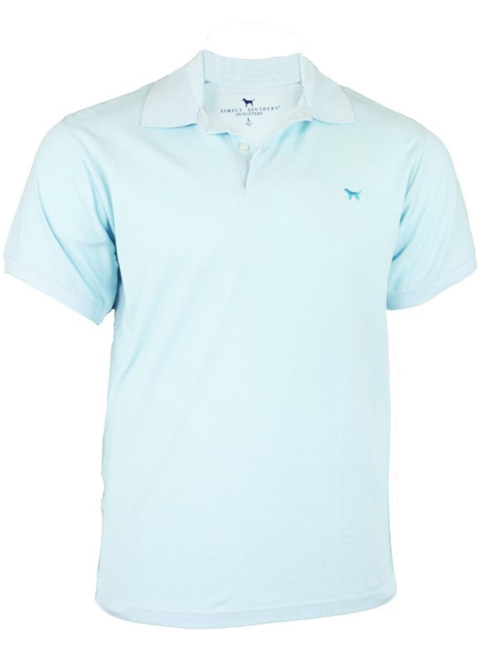Simply Southern-polo light blue