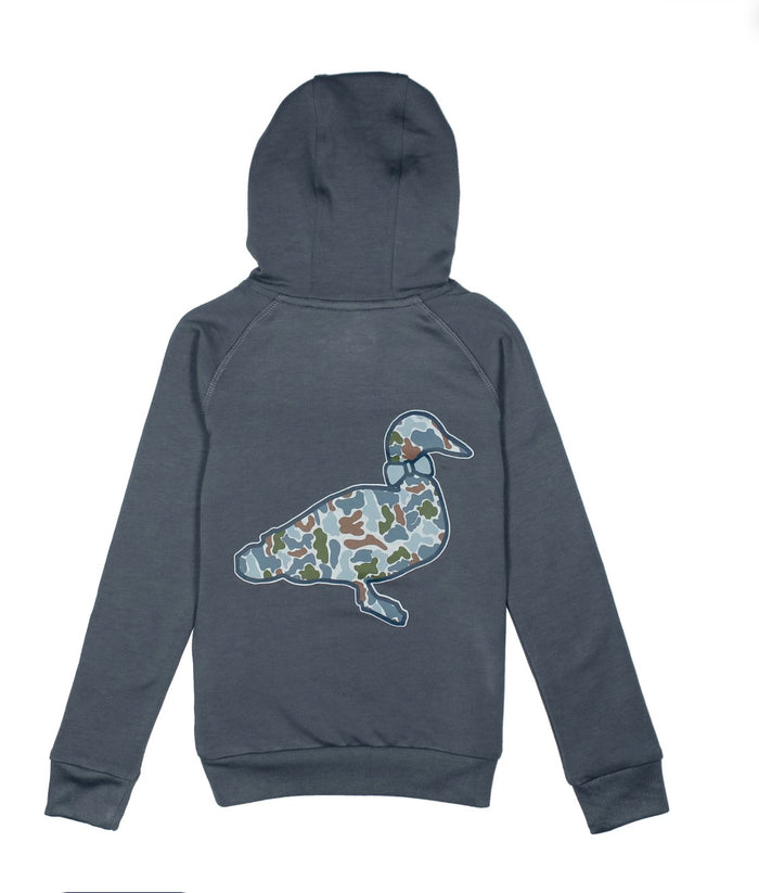 Properly Tied Boys Element Logo Hoodie Terra Camo Storm