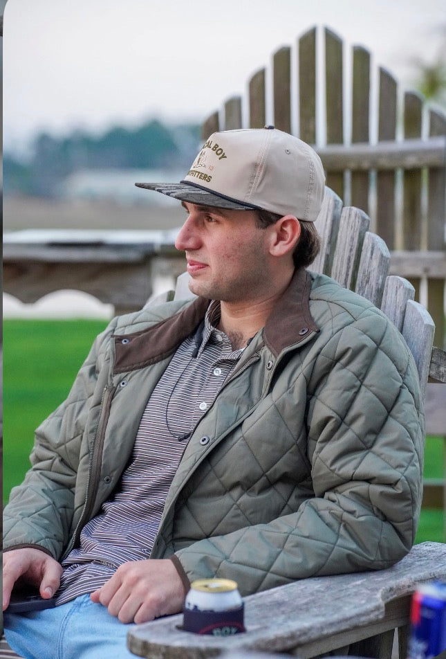 Local Boy-Diamond Quilted Jacket