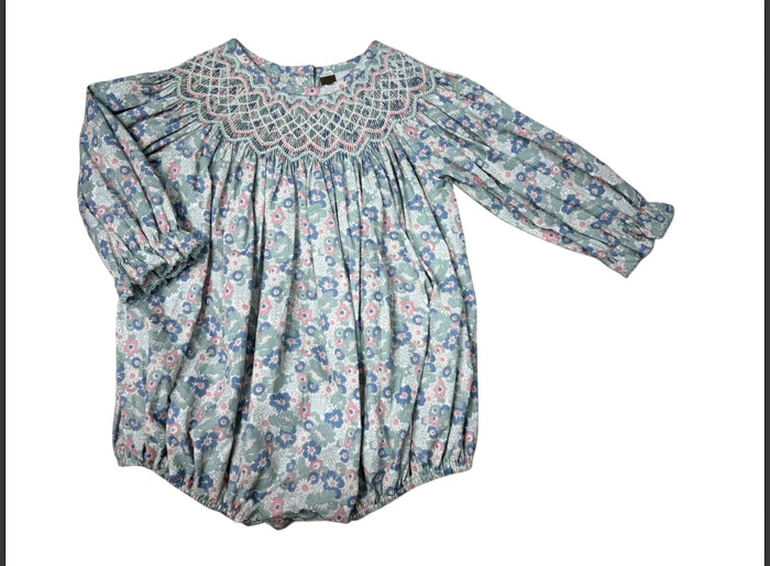 Banana Split Garden Tales Smocked Geo Bubble