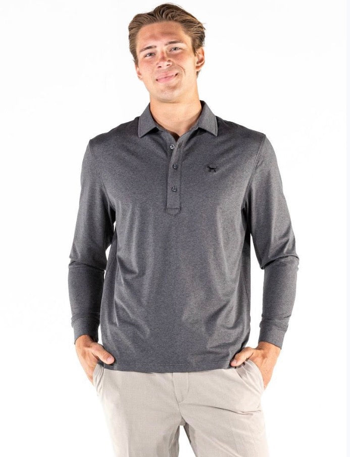 Simply Southern Men's Performance Long Sleeve Polos