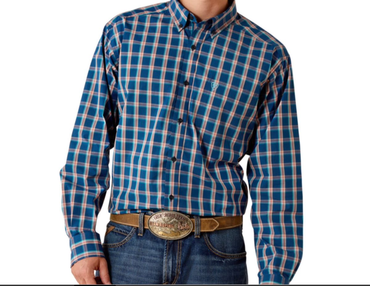 Ariat Pro Series Jackson Classic Fit Shirt POSEIDON PLAID