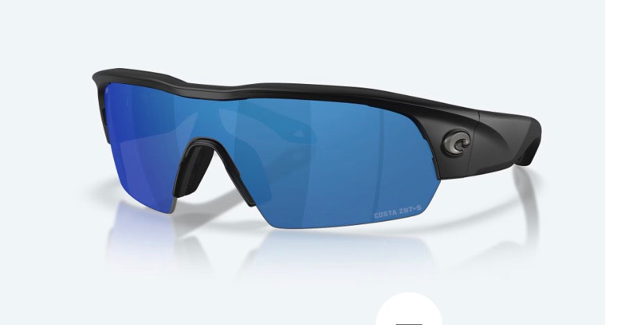 Costa Pilothouse Pro- Matte Black/Blue Mirror 580P
